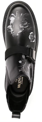 Valentino Garavani 'Boot Kulit Hitam Chelsea' UY0S0D90RYXAT0 Purchase Valentino Garavani 'Boot Kulit Hitam Chelsea' UY0S0D90RYXAT0