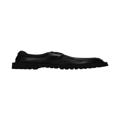Valentino Garavani 'Black Leather Monkstrap'