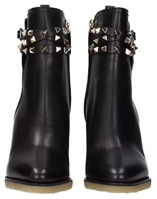 Valentino Garavani 'Black Leather Wedge Ankle Boot' S0Z84MHQ0NO Lookbook Valentino Garavani 'Black Leather Wedge Ankle Boot' S0Z84MHQ0NO