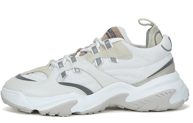 Valentino Garavani Knit Lace-Up 'Dad Shoes White Grey'