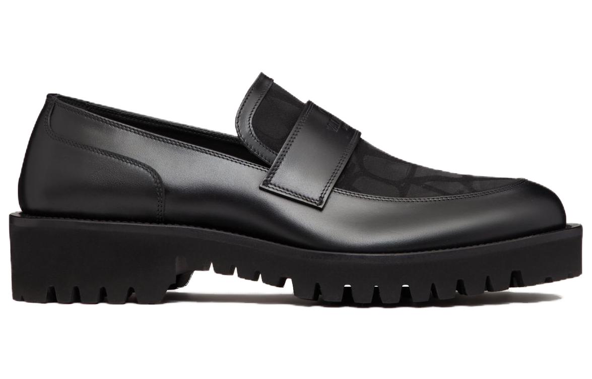 Valentino Garavani Leather Loafer 'Black CMFT' 圖 2
