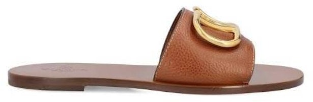 Valentino Garavani Leather Sandals 'Brown' 2W2S0M21HWS0CR Valentino Garavani Leather Sandals 'Brown' 2W2S0M21HWS0CR