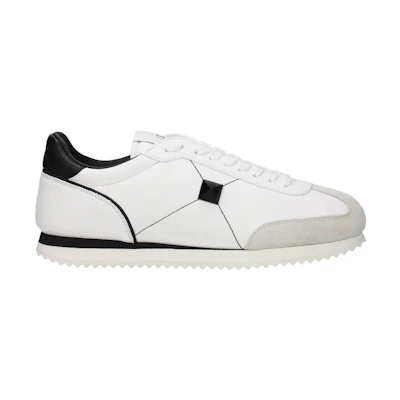 Valentino Garavani Leather Sneakers 'White Black'