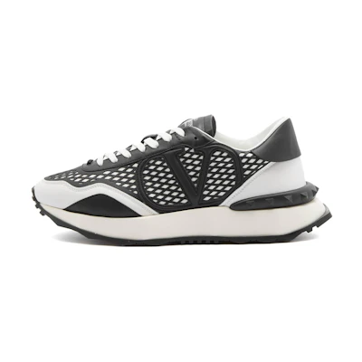 Valentino GARAVANI Low-Top Sneaker 'Black and White Fashion Strap'