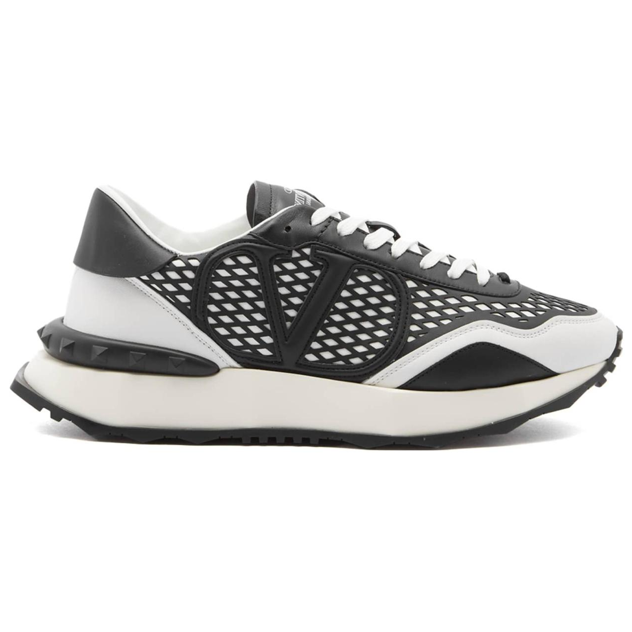 Valentino GARAVANI Low-Top Sneaker 'Black and White Fashion Strap' 圖 2