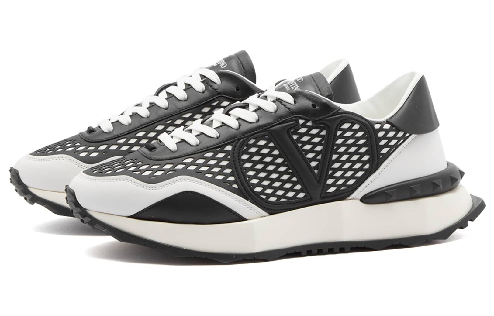 Valentino GARAVANI Low-Top Sneaker 'Black and White Fashion Strap' 圖 3