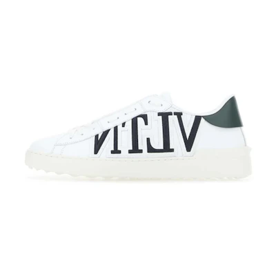 Valentino Garavani Low-Top Sneaker 'Green Black Logo Embossed'