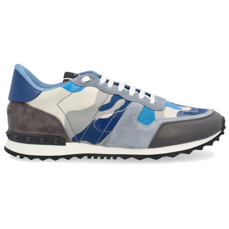 Order Valentino Garavani Rockrunner Kamuflaj Biru Kelabu 1Y2S0723TCC7PX