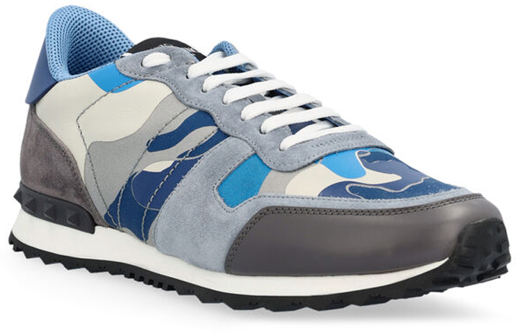 Lookbook Valentino Garavani Rockrunner Kamuflaj Biru Kelabu 1Y2S0723TCC7PX
