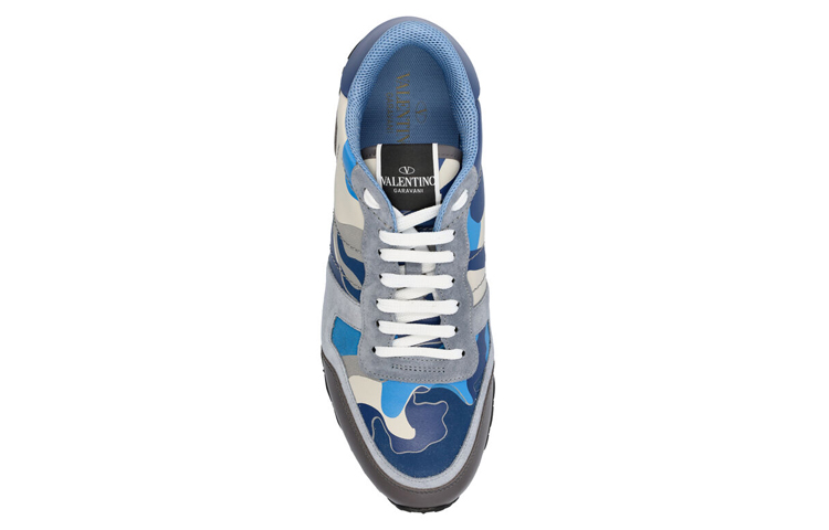 Purchase Valentino Garavani Rockrunner Kamuflaj Biru Kelabu 1Y2S0723TCC7PX