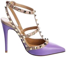 Valentino Garavani Rockstud 'Leather Pumps 82' 2W2S0393VOD07ZPurple Valentino Garavani Rockstud 'Leather Pumps 82' 2W2S0393VOD07ZPurple