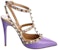 Valentino Garavani Rockstud 'Pam Kasut Kulit 82' 2W2S0393VOD07ZPurple
