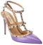 Lookbook Valentino Garavani Rockstud 'Pam Kasut Kulit 82' 2W2S0393VOD07ZPurple