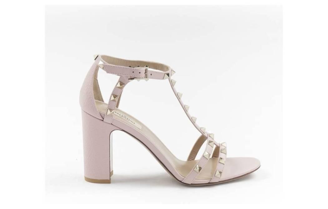 Buy Valentino Garavani Rockstud 'Rosa-Dorado con Tacón' SW2S0Q55VCEW34