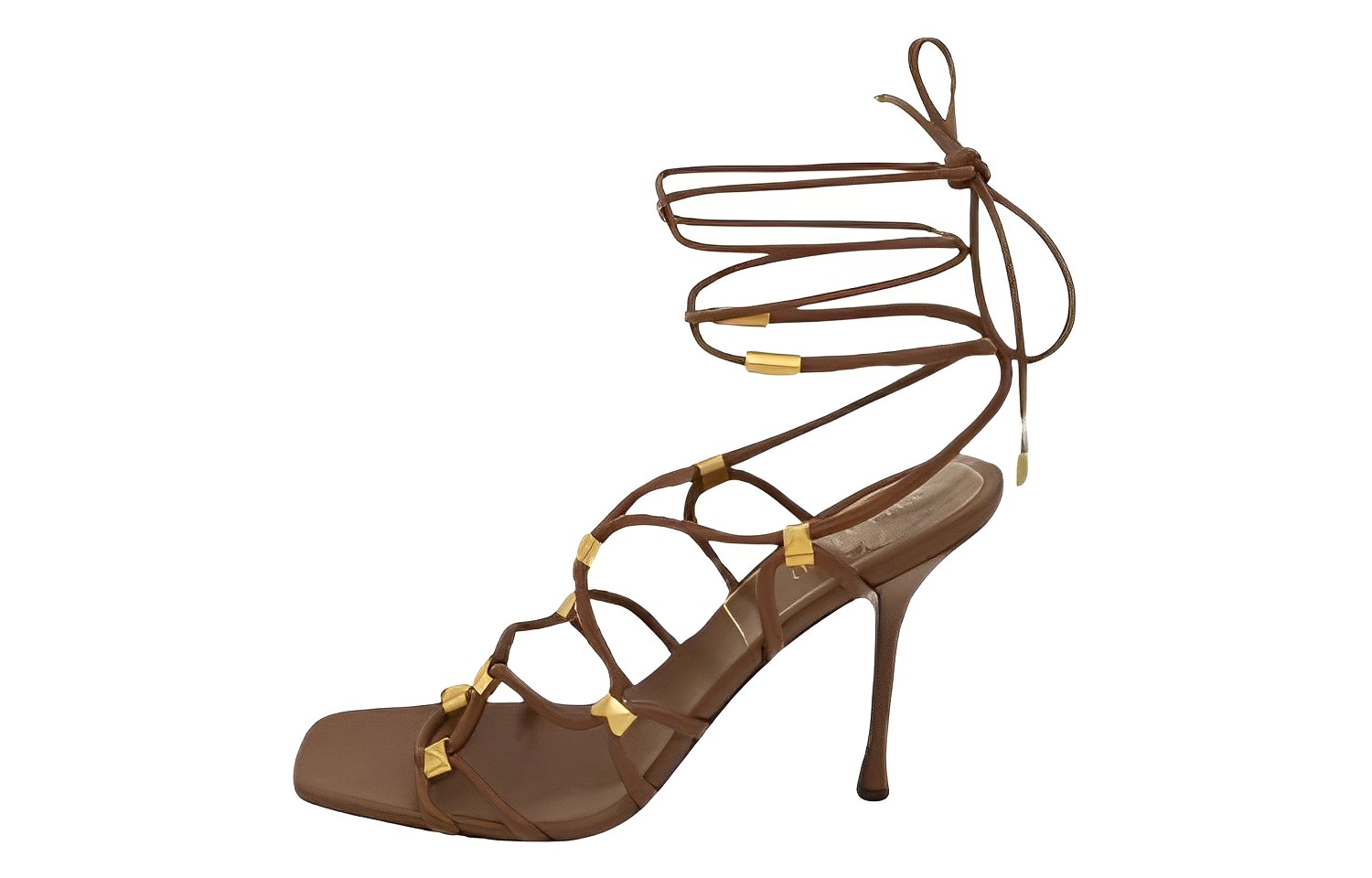 Valentino Garavani Rockstud Sandal 'Brown' 2W2S0GB6XLXL94