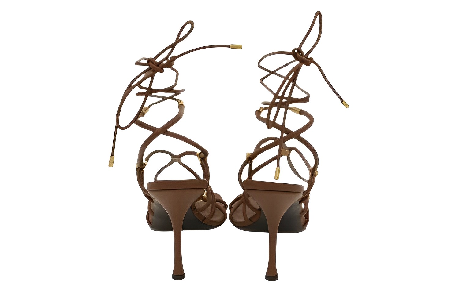 Valentino Garavani Rockstud Sandal 'Brown' 圖 4