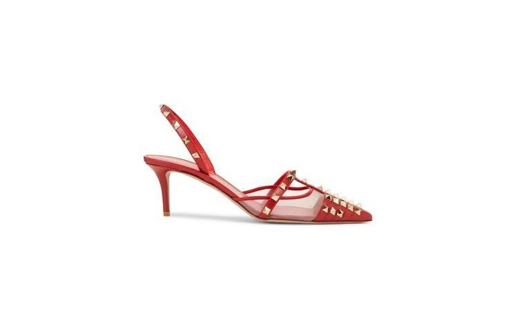 Valentino Garavani Slingback Pumps 'Red'