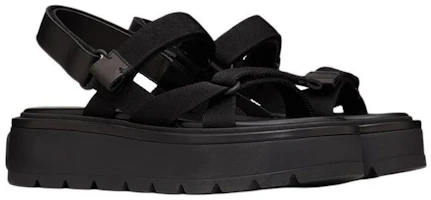 Lookbook Valentino Garavani Uniqueform 'Black Strap Platform Sandals' VY2S0E09WJJ0NO