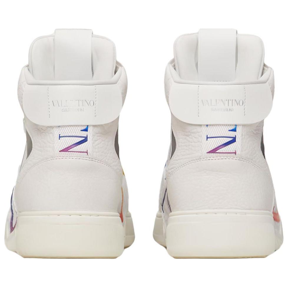 Valentino Garavani VL7N 'White Calfskin Mid-Top Fashion Sneakers' 圖 5
