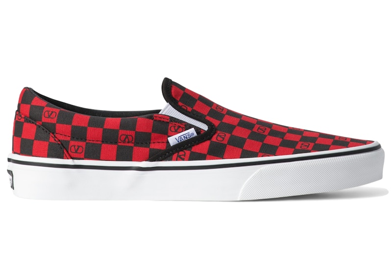 Valentino Garavani x  Vans Classic Slip-On 'Checkerboard Red' VN000XW49Y1