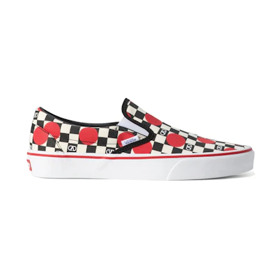 Valentino Garavani Vans Classic Slip-On 'Big Dots - Black White Red'