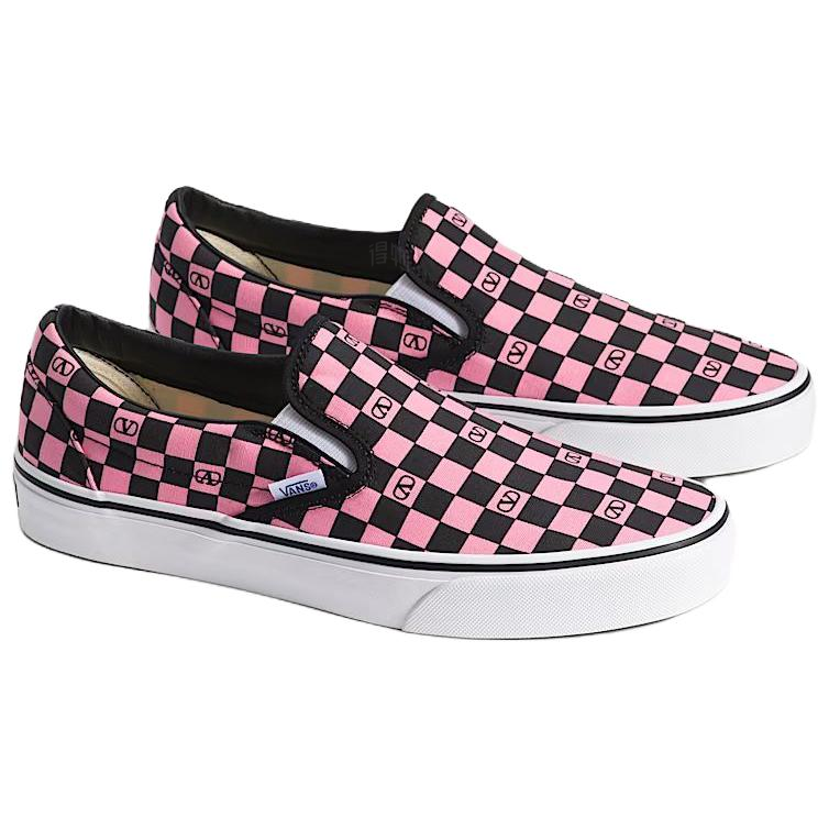 Order Valentino Garavani x Vans Classic Slip-On 'Checkerboard Pink' VN000XW46X7