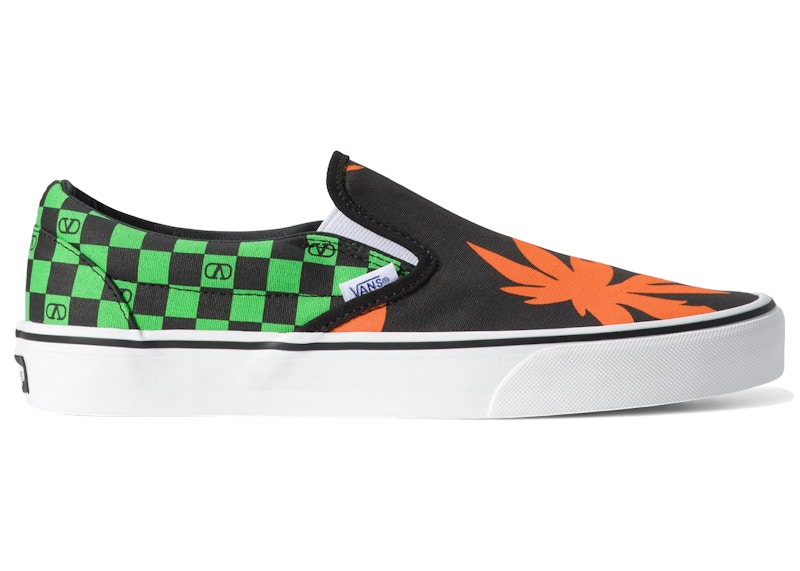 Valentino Garavani x Vans Classic Slip-On 'Tropical Leaves - Green Orange' VN000XW4N5B