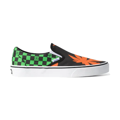 Valentino Garavani Vans Classic Slip-On 'Tropical Leaves - Green Orange'