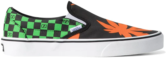 Valentino Garavani x Vans Classic Slip-On 'Tropical Leaves - Green Orange' VN000XW4N5B Valentino Garavani x Vans Classic Slip-On 'Tropical Leaves - Green Orange' VN000XW4N5B