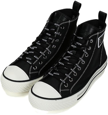 Valentino GIGGIES High 'Hitam Kanvas' UY2S0D51MBU0NO Lookbook Valentino GIGGIES High 'Hitam Kanvas' UY2S0D51MBU0NO