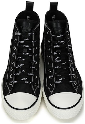 Valentino GIGGIES High 'Hitam Kanvas' UY2S0D51MBU0NO Shop Valentino GIGGIES High 'Hitam Kanvas' UY2S0D51MBU0NO