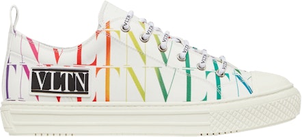 Valentino Giggies Low 'VLTN Times Allover Print - White Multi' VY2S0D57WEF-08V Valentino Giggies Low 'VLTN Times Allover Print - White Multi' VY2S0D57WEF-08V
