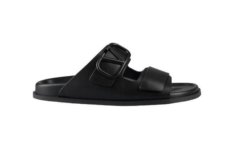 Valentino V Logo Signature Slippers 'Black' S0G80UHE0NO