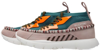 Valentino Heroes Tribe Sneaker 'Olive Orange Fluorescent' PY0S0A72-ZGC-4PY Valentino Heroes Tribe Sneaker 'Olive Orange Fluorescent' PY0S0A72-ZGC-4PY