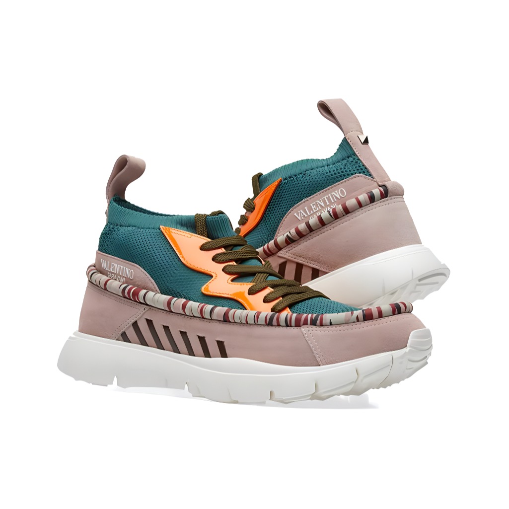 Lookbook Valentino華倫天奴 舒適時尚 低幫 生活休閒鞋 男款 咖啡色