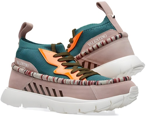 Valentino Heroes Tribe Sneaker 'Olive Orange Fluorescent' PY0S0A72-ZGC-4PY Lookbook Valentino Heroes Tribe Sneaker 'Olive Orange Fluorescent' PY0S0A72-ZGC-4PY