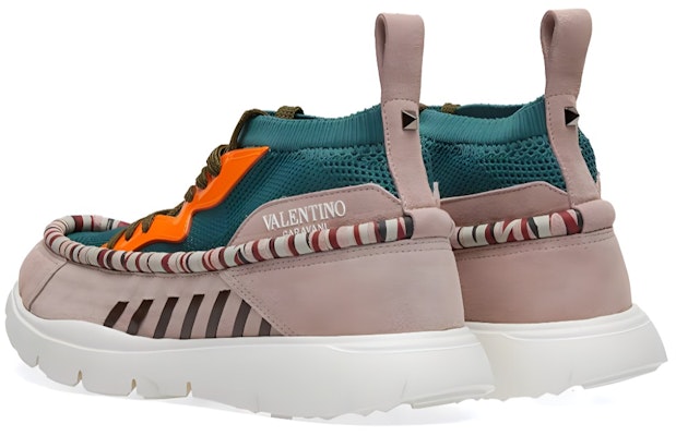 Valentino Heroes Tribe Sneaker 'Olive Orange Fluorescent' PY0S0A72-ZGC-4PY Shop Valentino Heroes Tribe Sneaker 'Olive Orange Fluorescent' PY0S0A72-ZGC-4PY