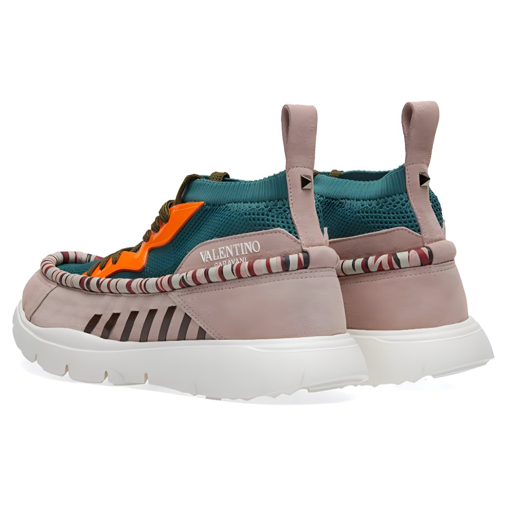 Shop Valentino華倫天奴 舒適時尚 低幫 生活休閒鞋 男款 咖啡色