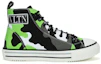 Order 발렌티노 형광 그린 카모플라쥬 하이탑 스니커즈 UY2S0D51USGEJ6