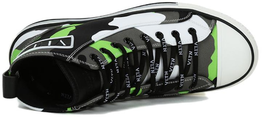 발렌티노 형광 그린 카모플라쥬 하이탑 스니커즈 UY2S0D51USGEJ6 Purchase 발렌티노 형광 그린 카모플라쥬 하이탑 스니커즈 UY2S0D51USGEJ6