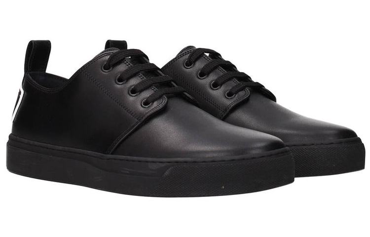 Valentino Lace-Up Sneakers 'Black' 圖 2