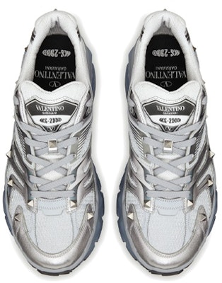 華倫天奴 皮革織物 系帶 減震 低幫 運動休閒鞋 男款 銀灰黑 Shop 華倫天奴 皮革織物 系帶 減震 低幫 運動休閒鞋 男款 銀灰黑