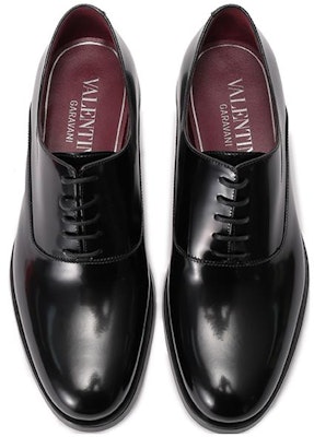 Valentino華倫天奴 皮革 時尚潮流 正裝皮鞋 男款 黑色 Shop Valentino華倫天奴 皮革 時尚潮流 正裝皮鞋 男款 黑色