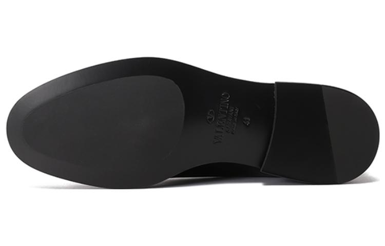 Details for Valentino華倫天奴 皮革 時尚潮流 正裝皮鞋 男款 黑色