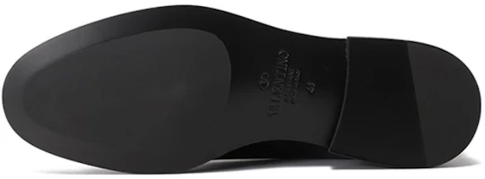 Details for Sepatu Kulit Valentino 'Black Fashion' Pria Elegan 2Y2S0G78SMU0NO