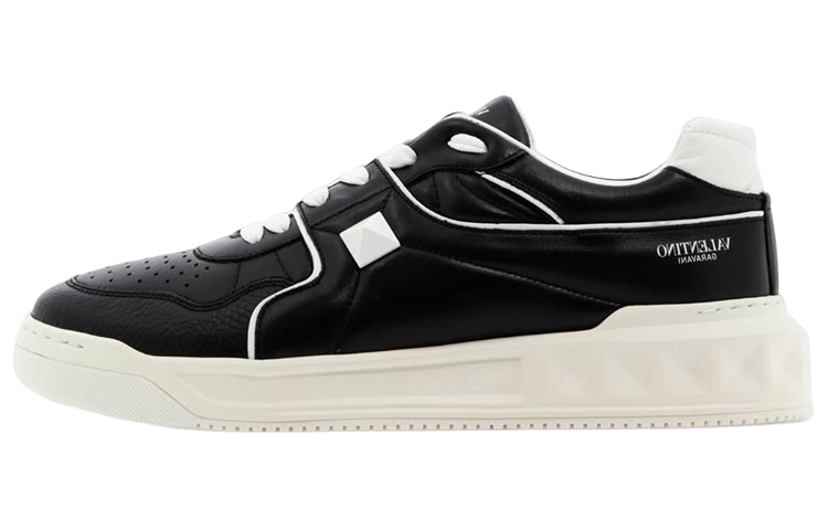 Valentino Leather Fashion Sneaker 'Black'
