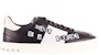 Valentino Kulit Lace-Up 'Hitam Putih' NY0S0A08WVKA01