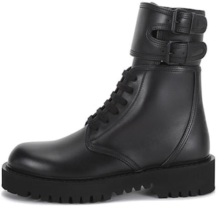 ヴァレンティノ レザー レースアップ ブーツ (黒) WY2S0E62JZI0NO Buy ヴァレンティノ レザー レースアップ ブーツ (黒) WY2S0E62JZI0NO