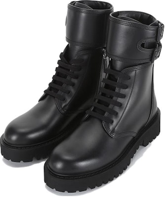Valentino Leather Lace-Up Boots 'Black' WY2S0E62JZI0NO Lookbook Valentino Leather Lace-Up Boots 'Black' WY2S0E62JZI0NO