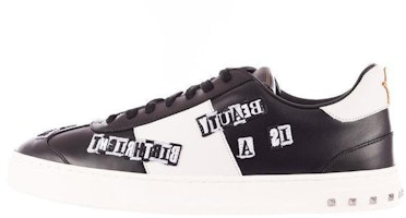 Valentino Leather Lace-Up 'Black White' NY0S0A08WVKA01 Valentino Leather Lace-Up 'Black White' NY0S0A08WVKA01
